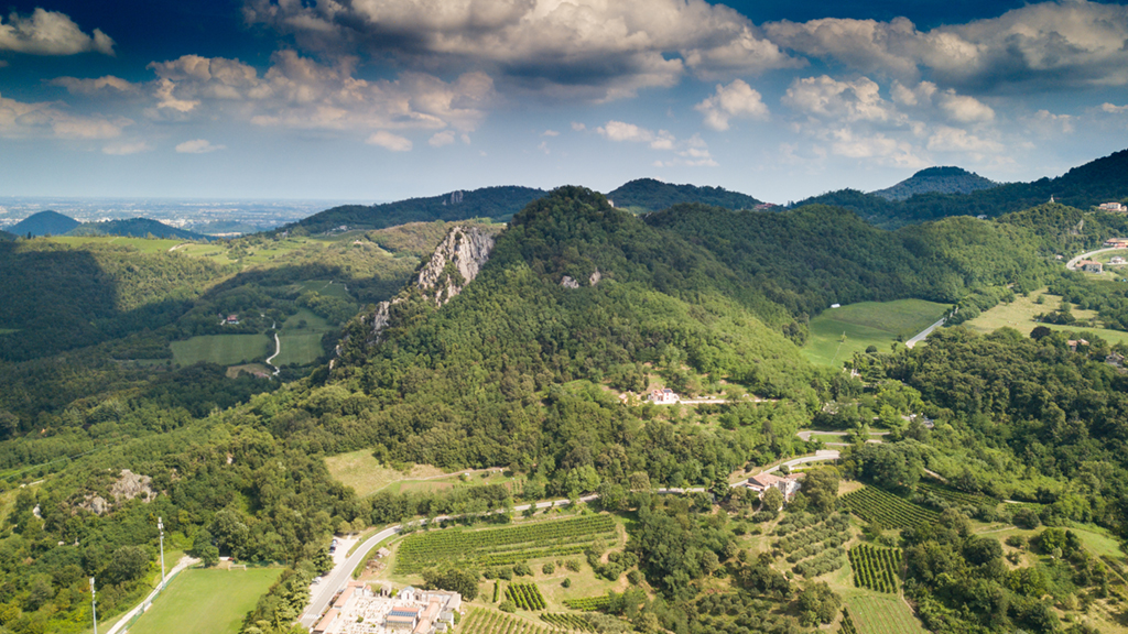 Veduta aerea Colli Euganei