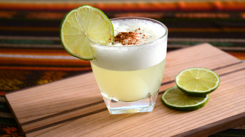 pisco sour su tagliere